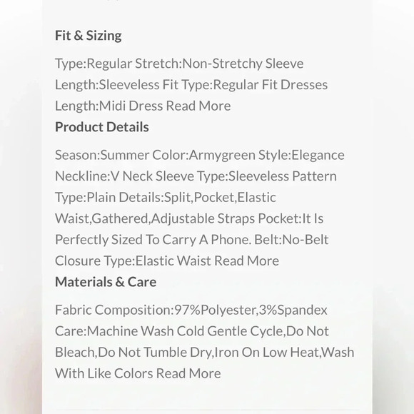 NWT!Army green crisscross spaghetti strap split hem dress size 26 or 4X - Picture 9 of 10